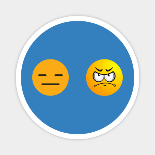 Angry emoji sticker Magnet